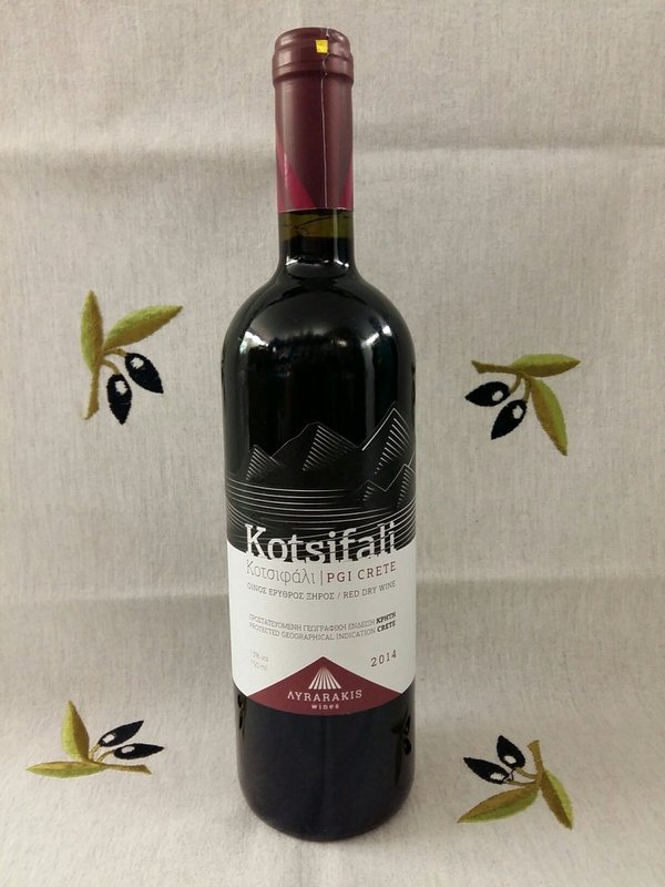 Lyrarakis Kotsifali red wine