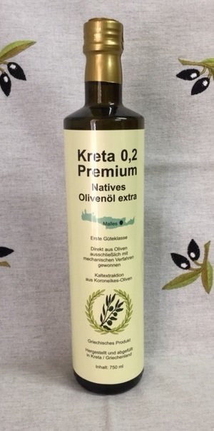 Kreta 0,2 Premium Olivenöl  750 ml