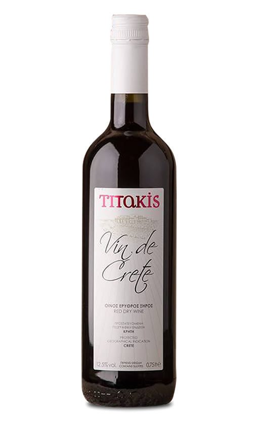 Rotwein Vin de Crete