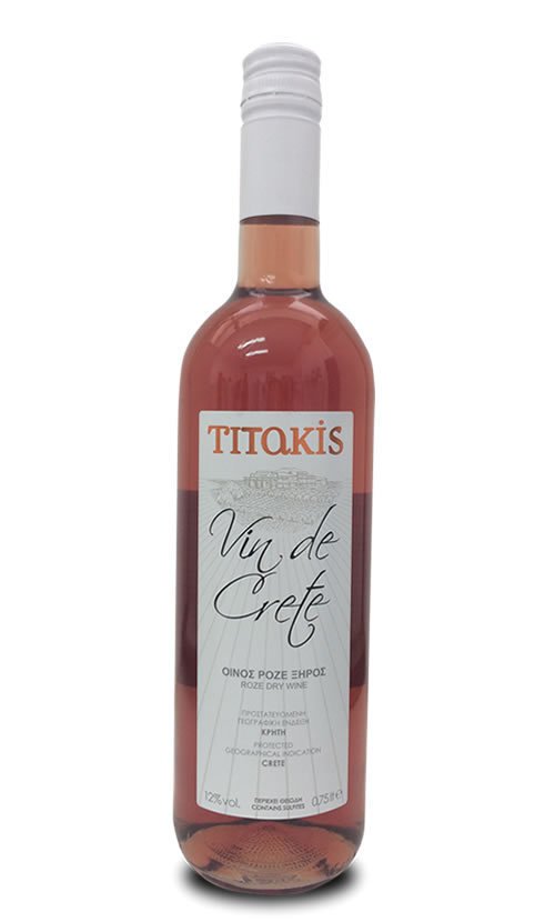 rose wine Vin de Crete