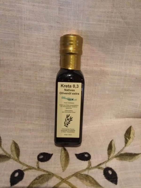 Kreta 0,3 Olivenöl  100 ml  Flasche