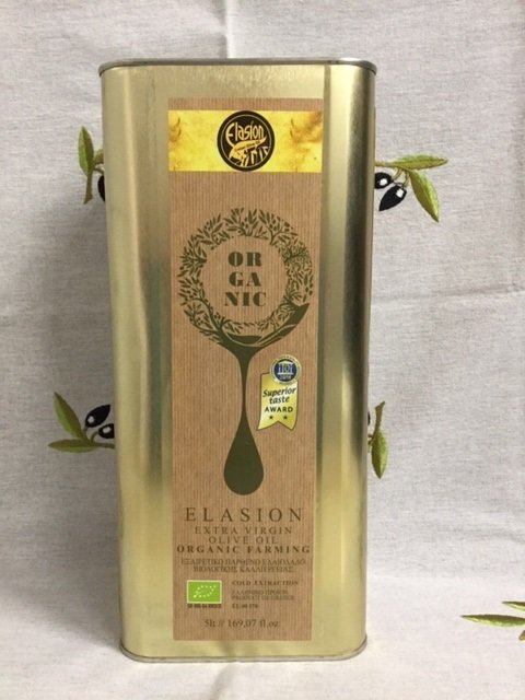 Elasion Bio olive oil 5 ltr tin SALE